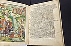  Ein halbes Jahrtausend alt: eine Evangelienharmonie – ein hybrides Werk, das sowohl handschriftliche als auch gedruckte Elemente aufweist.